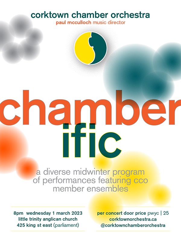 Concert poster for CHAMBERIFIC