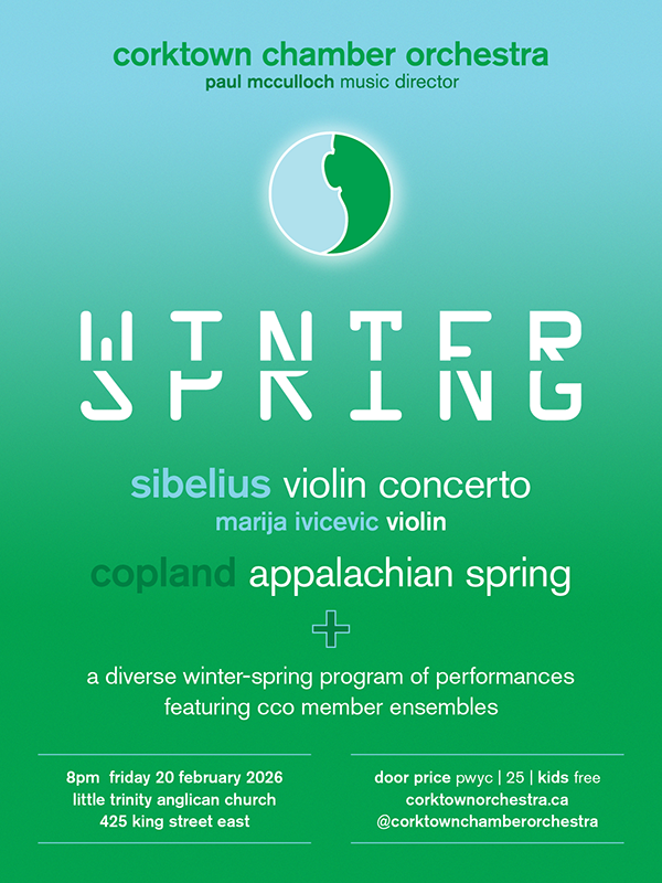 Concert poster for WINTER/SPRING