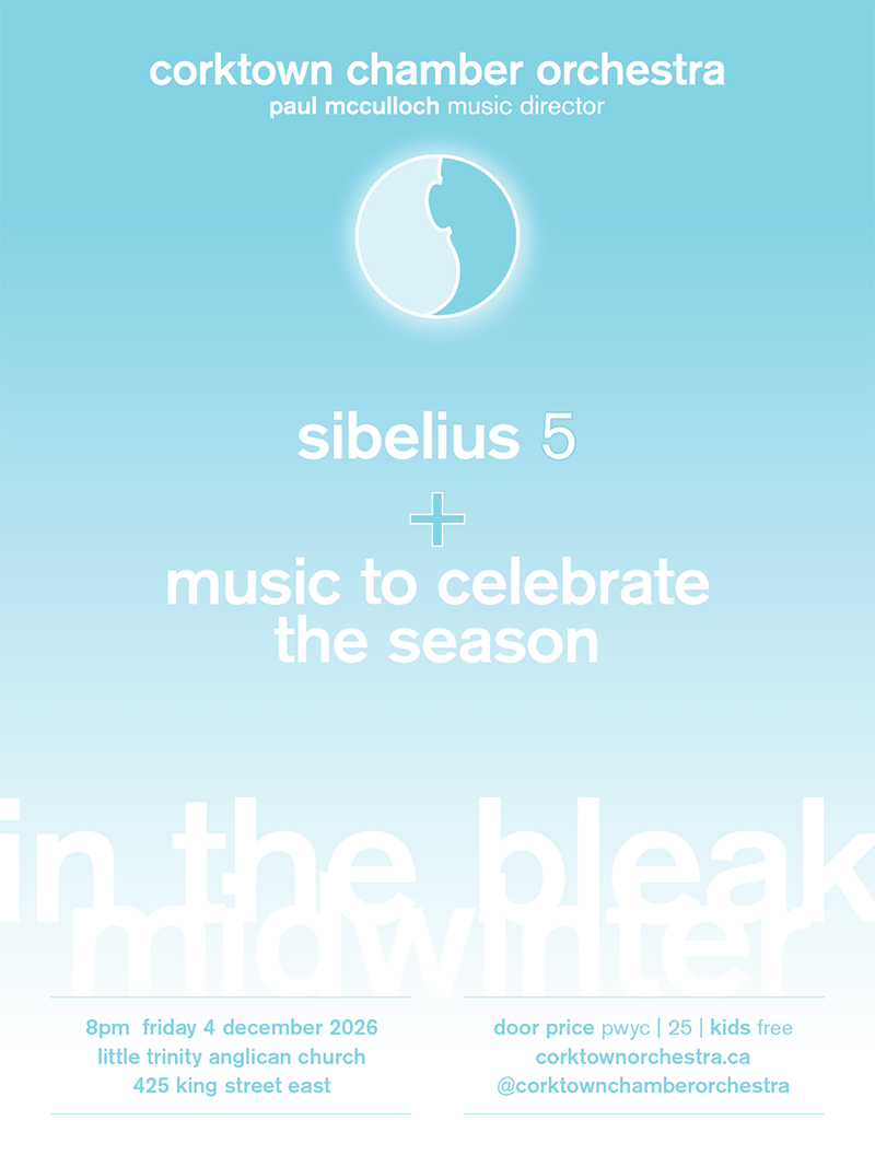 Concert poster for In the Bleak Midwinter